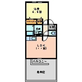 ベルボナール【1階】の間取り