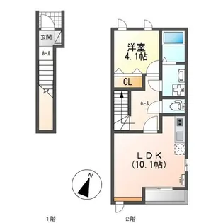 夢風花【2階】の間取り