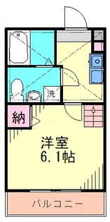 フルール井土ヶ谷【2階】の間取り