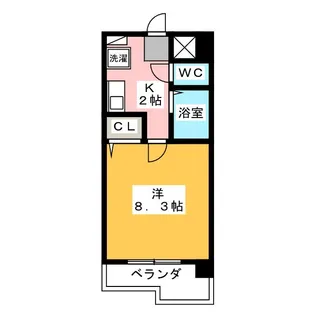 ハイツAMI【2階】の間取り