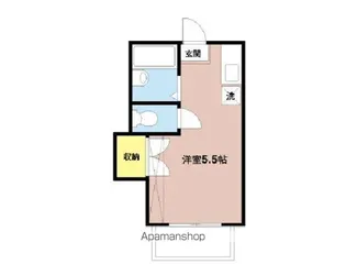 千葉県習志野市鷺沼台3【アパート】の間取り