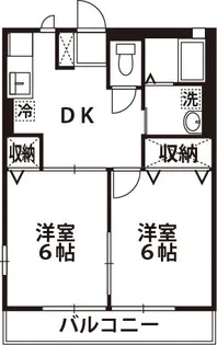 ハイムロッシュ【1階】の間取り
