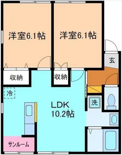 ドミールVI【1階】の間取り