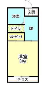 コンフォート健軍【2階】の間取り