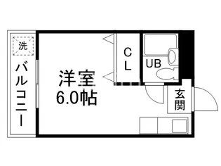 1Rの間取り画像