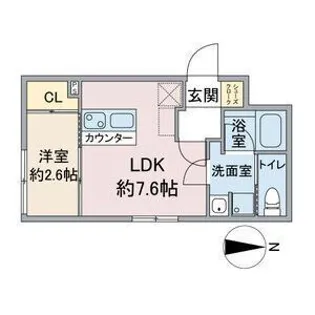 CELENEST浄心【3階】の間取り