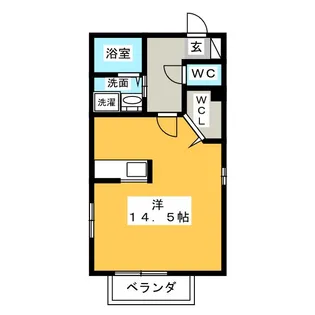 Happiness(ハピネス)【2階】の間取り