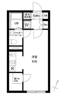 アーバンパーク下北沢【1階】の間取り