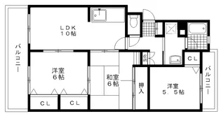 マンション・グランド・モナーク【4階】の間取り