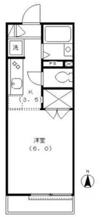 メゾンケーワイ【1階】の間取り