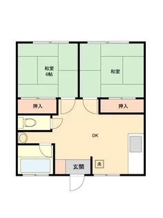 グリーンヒルハイツ座間【1階】の間取り