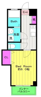 1Kの間取り画像