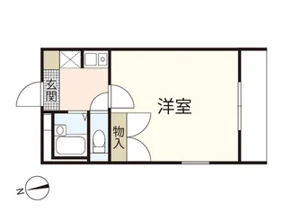 レオパレス泉【1階】の間取り