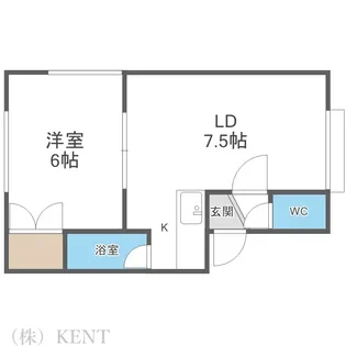 ハイツJJ(ハイツジェイジェイ)【3階】の間取り