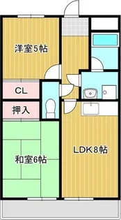 ハイツなかじま【3階】の間取り