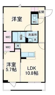 Mont blancII【3階】の間取り