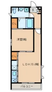 東京都大田区東矢口2【マンション】の間取り