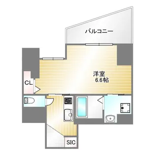 グルーブ神戸元町アリア【9階】の間取り