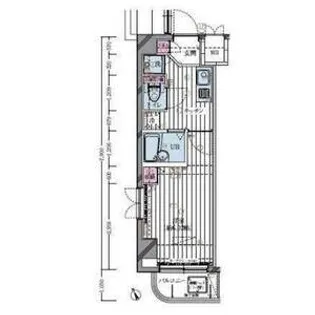 リヴシティ平和島【1階】の間取り