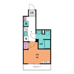 ティモーネグランデ川口【1階】の間取り