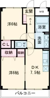 兵庫県小野市王子町【マンション】の間取り