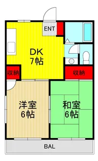 埼玉県川口市並木1【マンション】の間取り