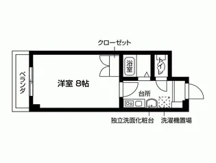 エスペランサ野崎【3階】の間取り