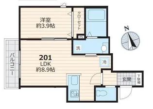 MIYABI【2階】の間取り