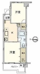 亀戸第5ウィーンハイツ【2階】の間取り
