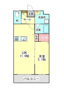 リシャール原水【4階】の間取り
