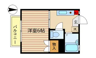 パークサイド駒沢B棟【2階】の間取り