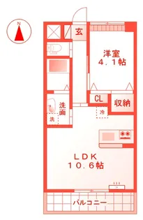 ツヴェルフ湘南【2階】の間取り