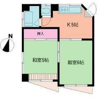 小向マンション【3階】の間取り