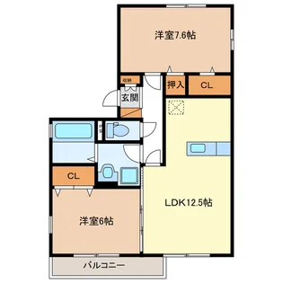 グランドマーニ【3階】の間取り
