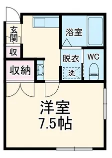 YKクラウン【1階】の間取り