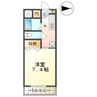 フェアーウィンド【1階】の間取り