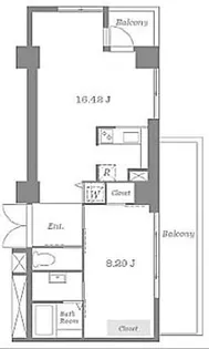 PIPE【5階】の間取り