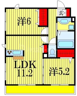アリエス【2階】の間取り