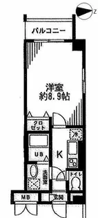 フラットヒル大森【3階】の間取り