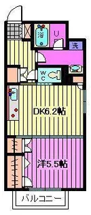 日神デュオステージ北浦和【8階】の間取り