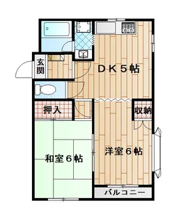 メゾン松原【1階】の間取り