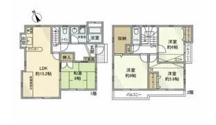 神奈川県川崎市高津区下作延【一戸建】の間取り