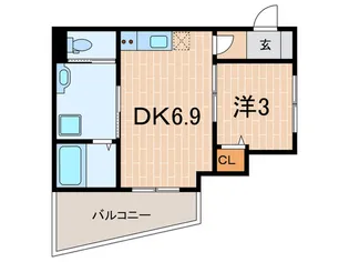 IIEE Arc Nest Nigawakita【2階】の間取り