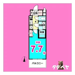 S-RESIDENCE堀田NorthII【4階】の間取り