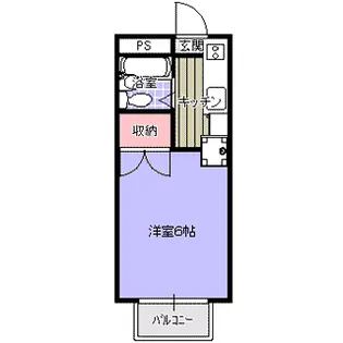ラ・カーサ前田【3階】の間取り