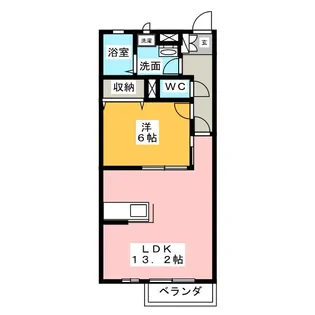 サラージョ【1階】の間取り