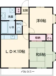 ブルーパールマンション【2階】の間取り