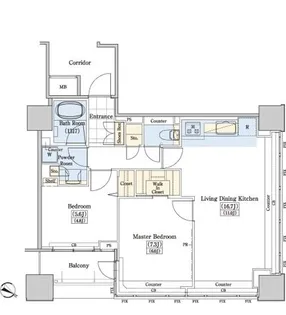 東京都豊島区上池袋1【マンション】の間取り