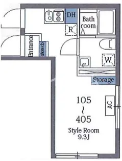ヴァンテジオ蒲田【1階】の間取り