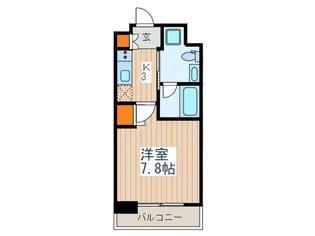 プラウドフラット中野【2階】の間取り